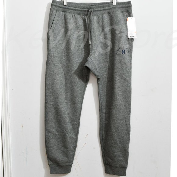 NWT size XXL in‎ Grey Men’s Fleece Jogger Hurley - Picture 1 of 7